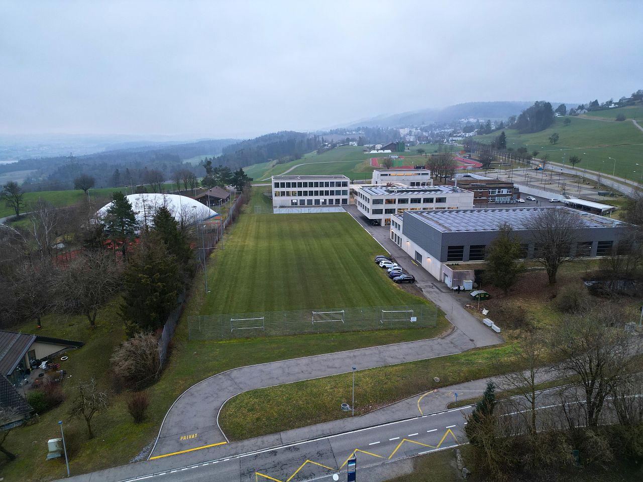 2025 09 05 Kunstrasen Luftbild Fokus Rasen